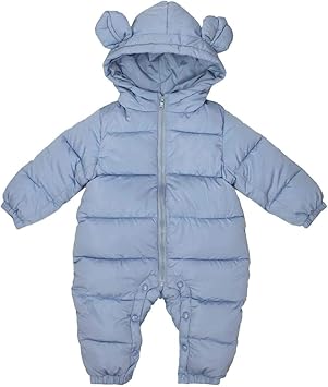 Amazon Co Jp ピアニッシモ ガールズベビー スキーウェア ジャンプスーツ 雪遊び 90 80 キッズ アウター 女の子 男の子 中綿 スノーウエア スノウェア スノーコンビ サックス 70cm 服 ファッション小物