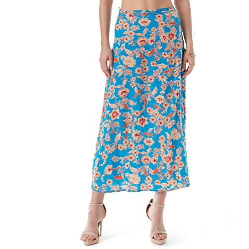 Jupe longue Jessica Simpson Jildie avec taille froncée et cordon chic