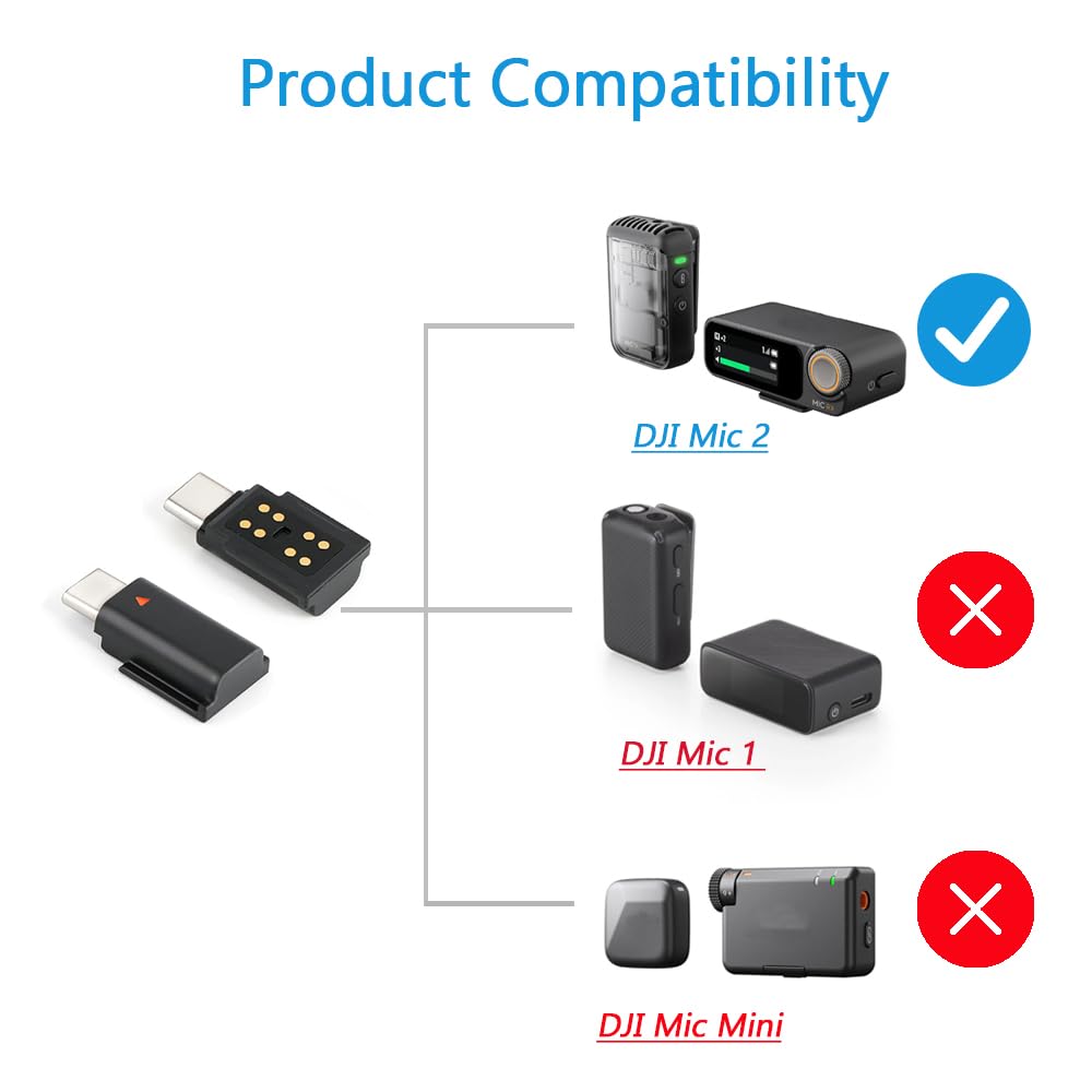 Amazon.com: iMusk Original OEM Type-C Adapter for DJI Mic 2