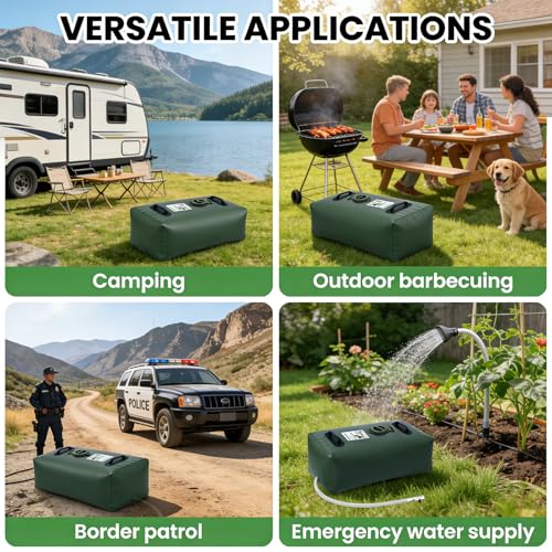 Récipient à eau pliable grand volume pour stocker l'eau en camping - 7