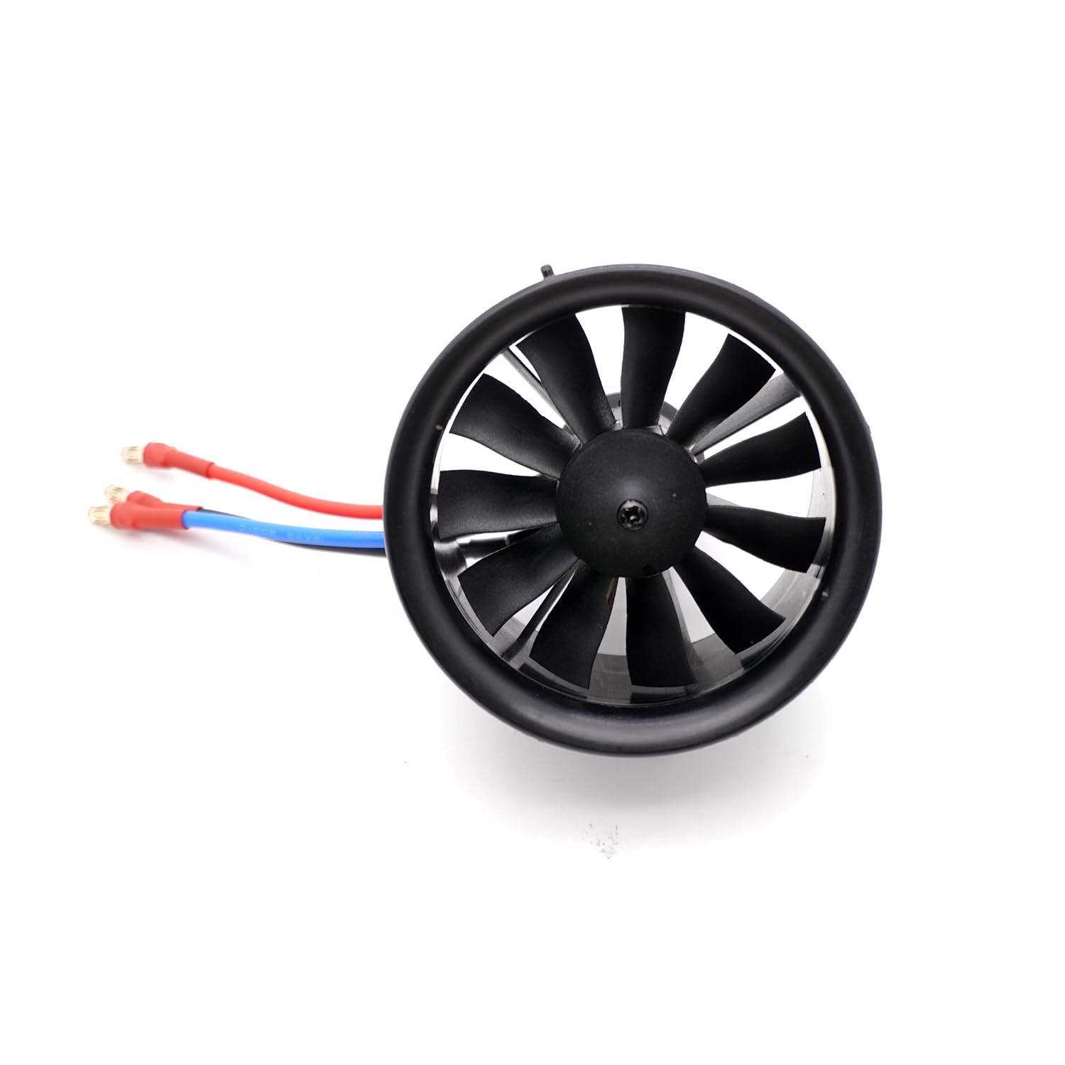 3-6S 50mm/64mm/70mm 2627/2836/2842 Brushless Motor EDF Duct Fan with 40A 50A 80A ESC Brushless Power for RC Jet Aircraft Airplane (Black 2836-3950KV-3S 64mm)