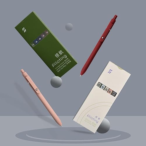 Miniatura 8 de Toshine Bolígrafos de escritura suave, bolígrafos estéticos, bolígrafos retráctiles de tinta de gel de secado rápido, punta fina de 0.020 in,