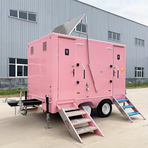 Mobile Luxury Bathroom Trailer with Shower & Sanitizer