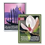Linnea Design 2026 Poster Calendar and Frame Set 11 x 14' Artwork by Johanna Riley