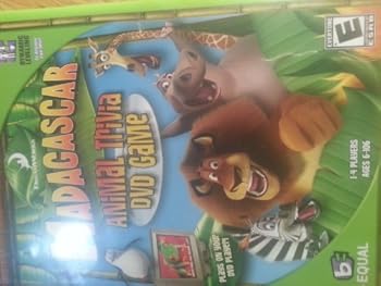 DVD Madagascar Animal Trivia DVD Game Book