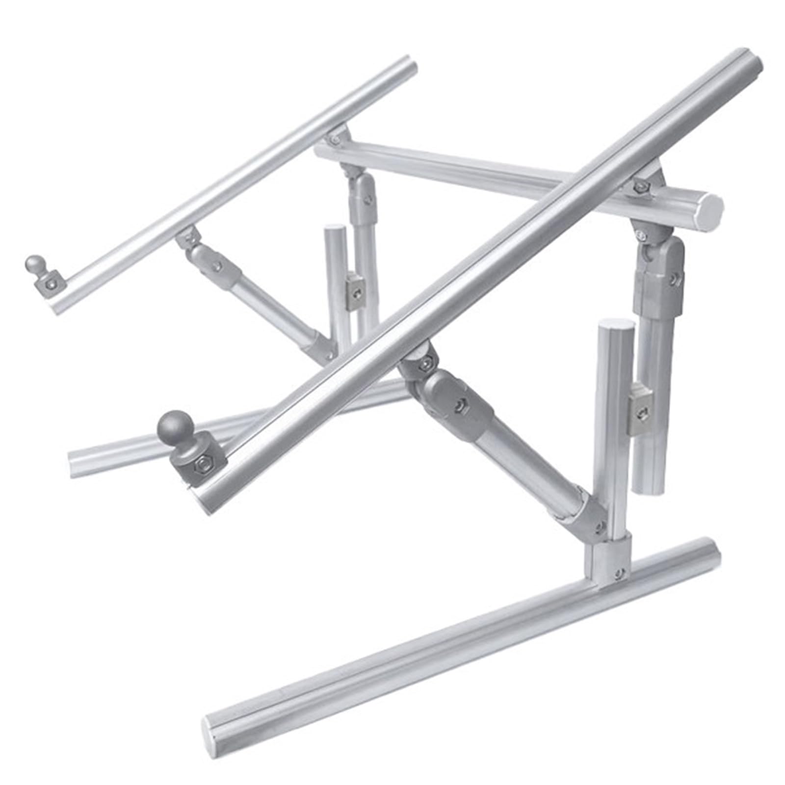 Soporte de aro de bordado en aluminio resistente con altura ajustable de 56 cm