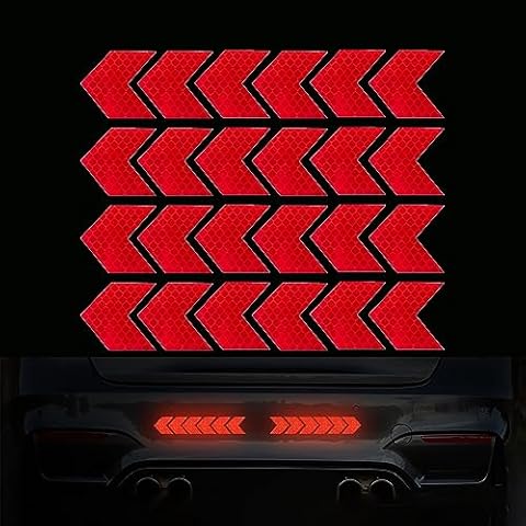 ZKFAR 24 PCS Reflective Arrow Stickers Cover