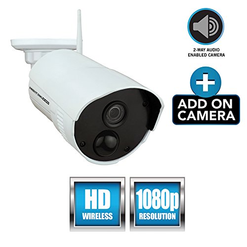 Night Owl Security Add-On Indoor/Outdoor Wireless 1080P Ac Powered Camera, White (Cam-Wnr2P-Ou) #TOP1