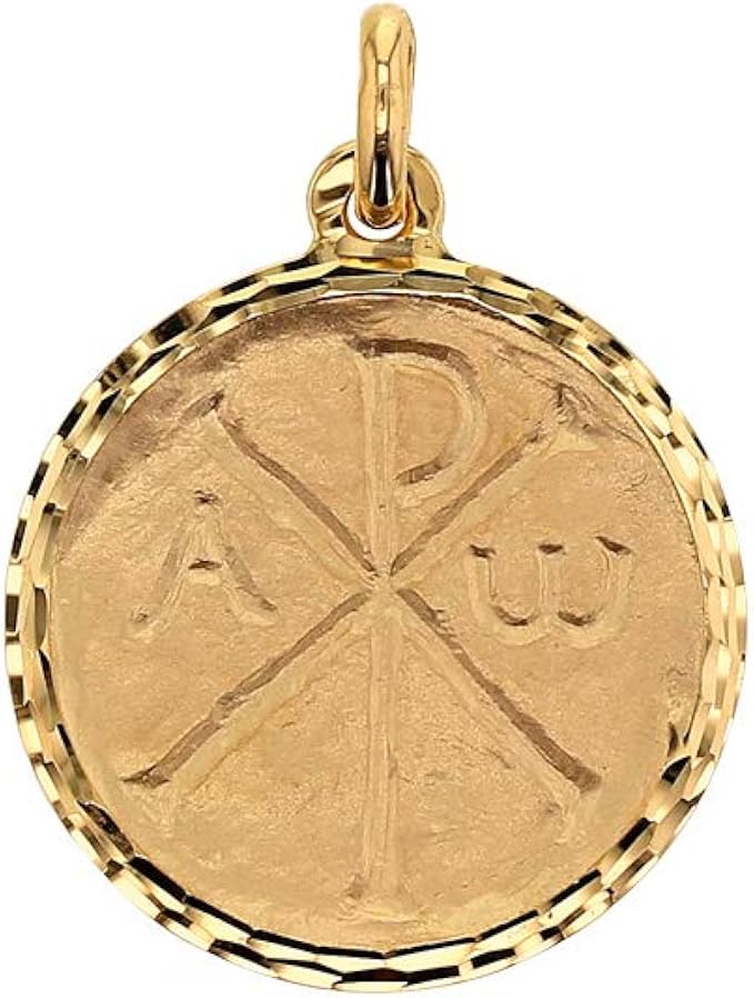Jouailla Medalla Crisma Oro 375 1000 Con Contorno Diamantado 395033
