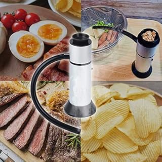GREENHOUSE PORTABLE FOOD SMOKER. SMOKING GUN MINI-Compact size for outdoor & at home. Add strong smoky flavor to cocktail, turkey, cheese etc. Recommend as awesome gift for smoker food lovers.