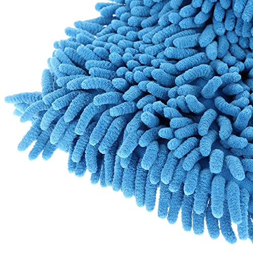 Image of Gloves Microfiber Multipurpose Wash Gloves Multi Color (18X13X2cm) (Pack of 6)