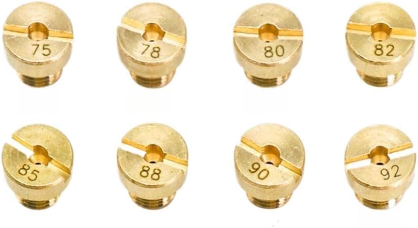 Carburetor Jets Replacement Compatible With SHA PHBG PHVA Carburetor M5 Thread #30 To #135 Main Injector Nozzle(A02)