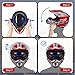 OUMURS Adult Dirt Bike Helmet with Goggles Gloves & Mask Adjustable Sun Visor Motorcycle Adults ATV Helmet Off-Road Motocross Downhill Moped MX for Unisex-Adult-Red Flame, L