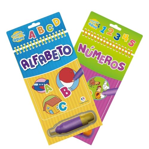 Coleção Aquabook Números e Alfabeto Colorindo com Água