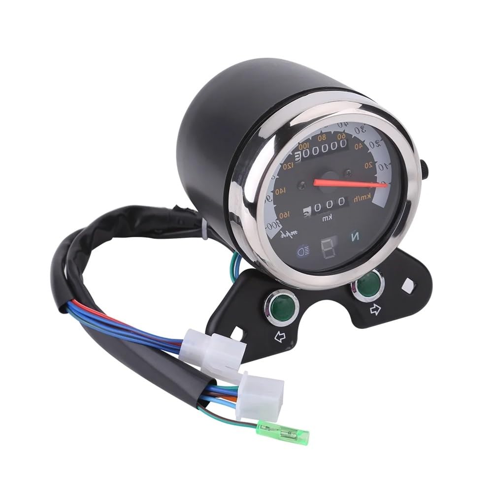 オートバイ用デジタル走行距離計 ユニバーサルオートバイデュアルオドメータースピードメーターメーターギアデジタルディスプレイデュアルス スピードメーター  ゲージ タコメーター オートバイ計器 デジタル走行距離計 バイク走行距離計 スピードメーター 速度計 ゲージ ... バイクのスピードメーターと走行距離計 スピードメーターメーター速度オートバイ Z50 オートバイゲージ計器デジタルスピードメーター走