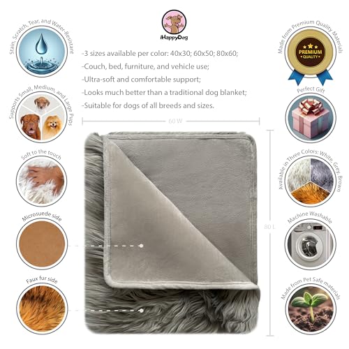 Waterproof-Faux-Fur-Dog-Blanket-Couch-Cover-for-Dogs-Plush-Throw-for-Sleeping-Whelping-and-Comfort-Sofa-Bed-Car-Furniture-Protection-with-Soft-Stain-Resistant-Surface-Machine-Washable-60x80 - Cucciolini Doodles   Waterproof-Faux-Fur-Dog-Blanket-Couch-Cover-for-Dogs-Plush-Throw-for-Sleeping-Whelping-and-Comfort-Sofa-Bed-Car-Furniture-Protection-with-Soft-Stain-Resistant-Surface-Machine-Washable-60x80