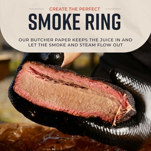 18"x175' Unbleached Pink Butcher Paper Roll - BBQ Smoker - Image 6