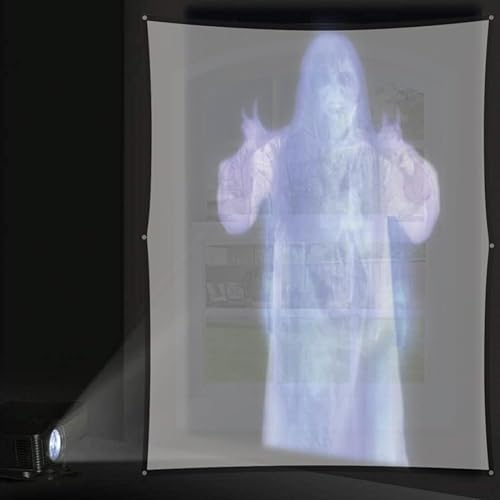 Miniatura 6 de Pantalla de proyección trasera holográfica de 44 x 76 pulgadas pantalla de proyector plegable para interiores y exteriores, decoración de ventana