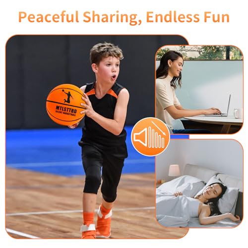 Image of Silent Basketball,Silent Basketball Dribbling Indoor,2024Foam Basketball Silent 7-24cm /9.44in Dunk Basketball Indoor Training （Size:NO.7）