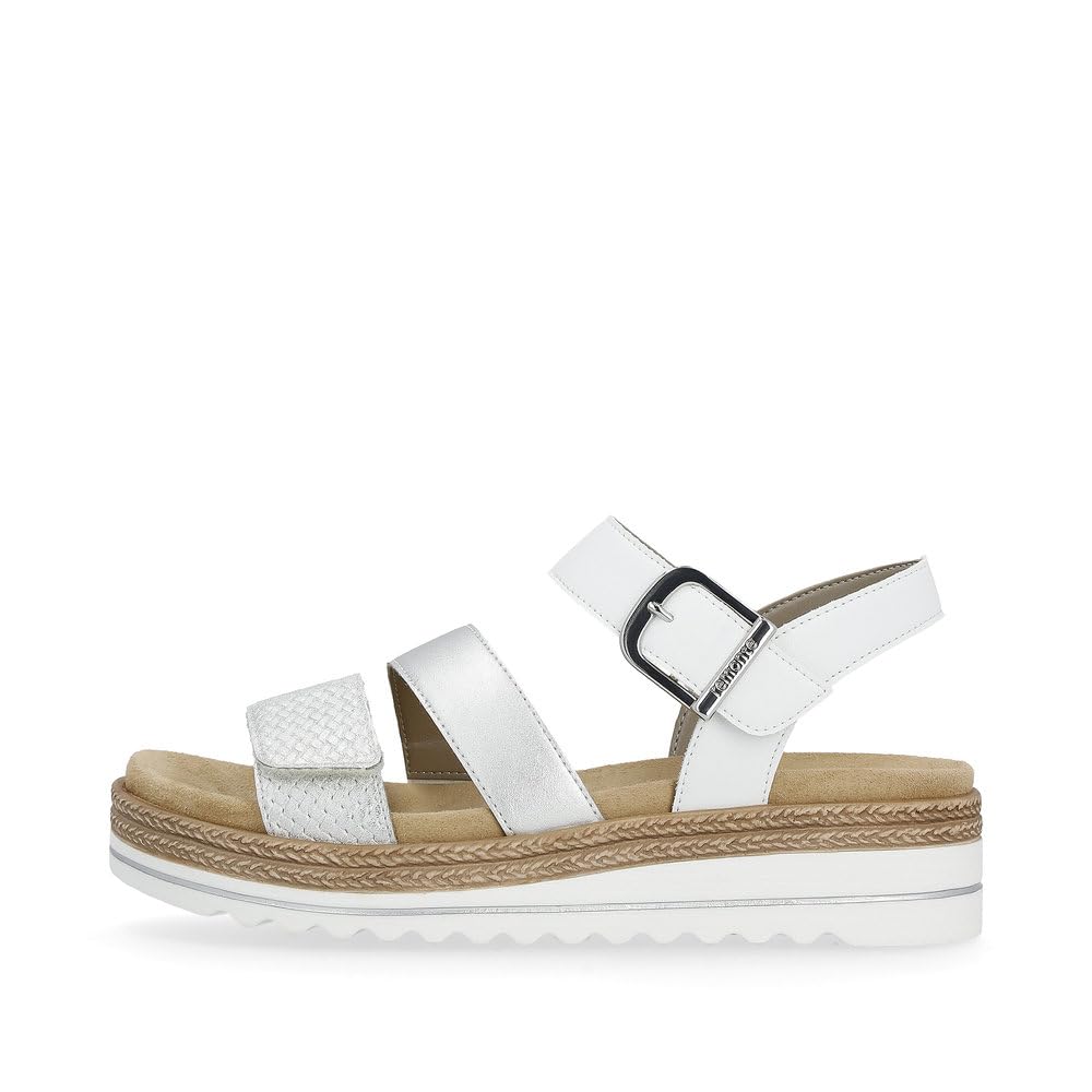 Remonte Damen Riemchensandalen D0Q55, Frauen Sandalen,lose Einlage