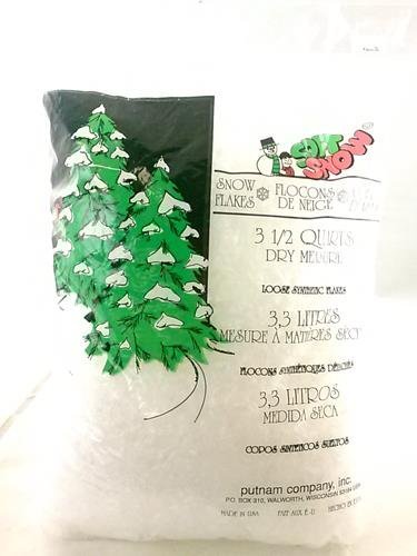 Soft Snow Artificial Snow Flakes, Synthetic Loose Flakes, 3.5 Quart Bag Soft Snow Artificial Snow Flakes, Synthetic Loose Flakes, 3.5 Quart Bag