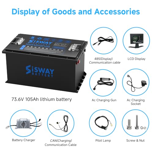 SiSway 73.6V 105Ah Lithium Battery
