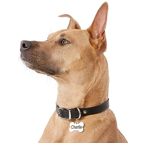 Gotags Stainless Steel Pet Id Tags, Personalized Dog Tags And Cat Tags, Up To 8 Lines Of Custom Text, Engraved On Both Sides, In Bone, Round, Heart, Bow Tie And More #TOP3