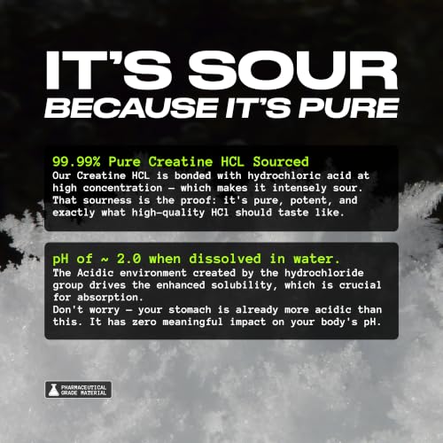 Image of CHAMBEROFGODS Creatine HCL Classic Float | Improved Muscle Strength & Power | 33 Servings