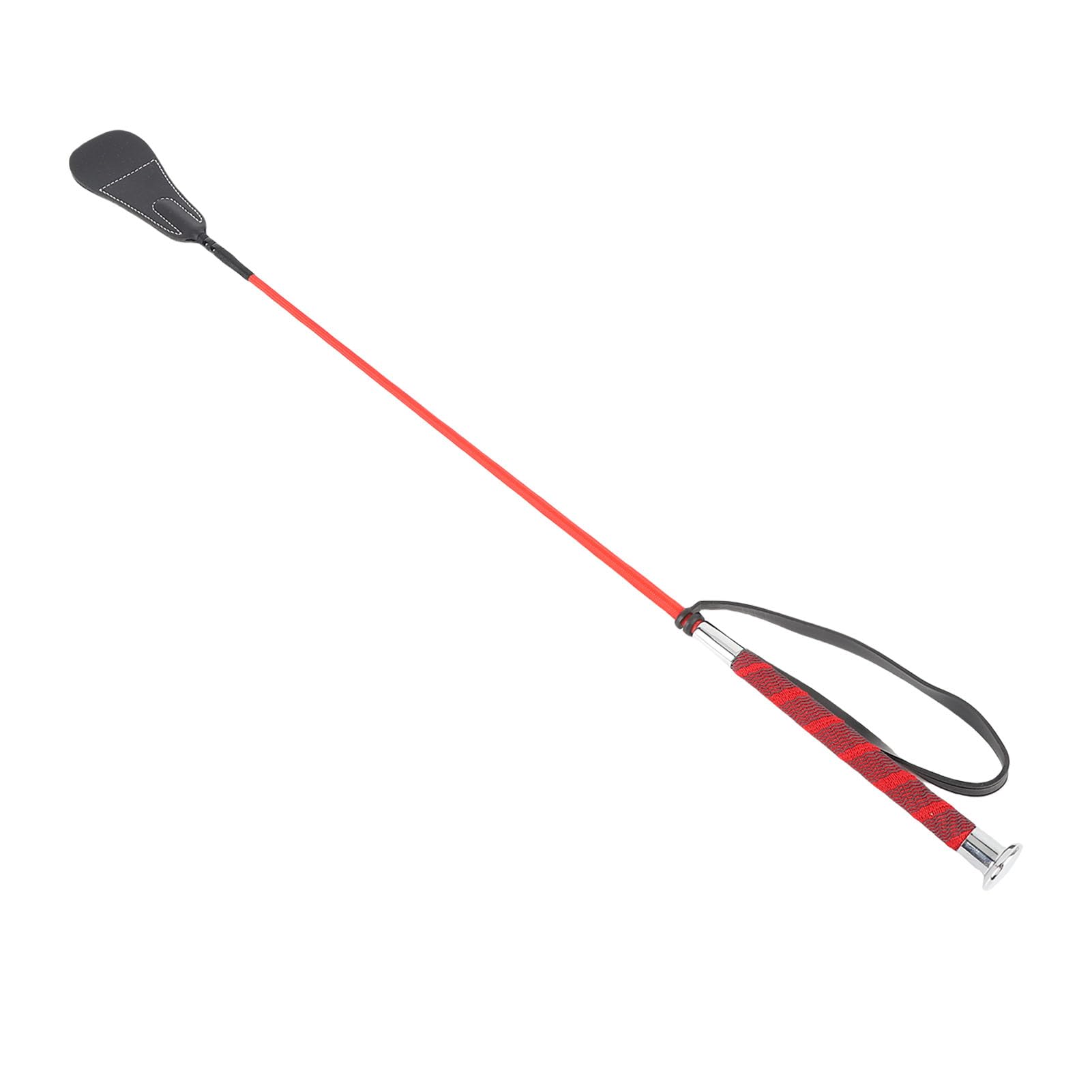 Tbest Attrezzatura Equestre da Dressage per Frusta da Equitazione con Impugnatura Antiscivolo per Un Migliore Controllo 68 Cm