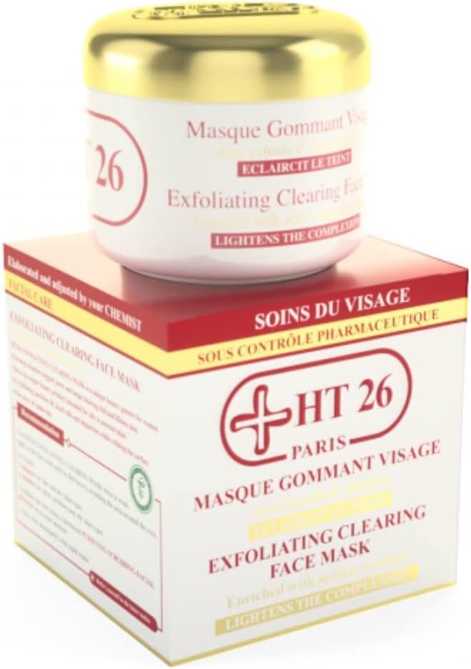 HT26 PARIS - Exfoliating Clearing Face Mask/Masque Gommant Visage - 50ml