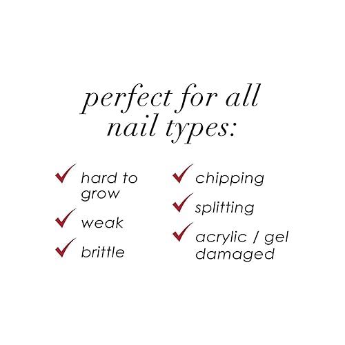 Miniatura 8 de Dermelect Sistema de recuperación de uñas antienvejecimiento con péptidos, ácido hialurónico, vitamina E, fortalecimiento y restaurador de uñas