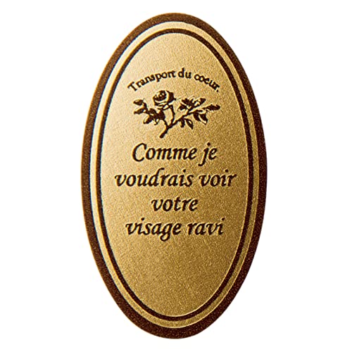 Oval Cake Picks Gold 20x35mm 100pc OV-PC1