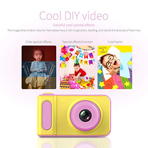 Docooler Mini Adorável Crianças Câmera De Vídeo Digital 2.0 Polegada Display Bateria De Lítio Embuti