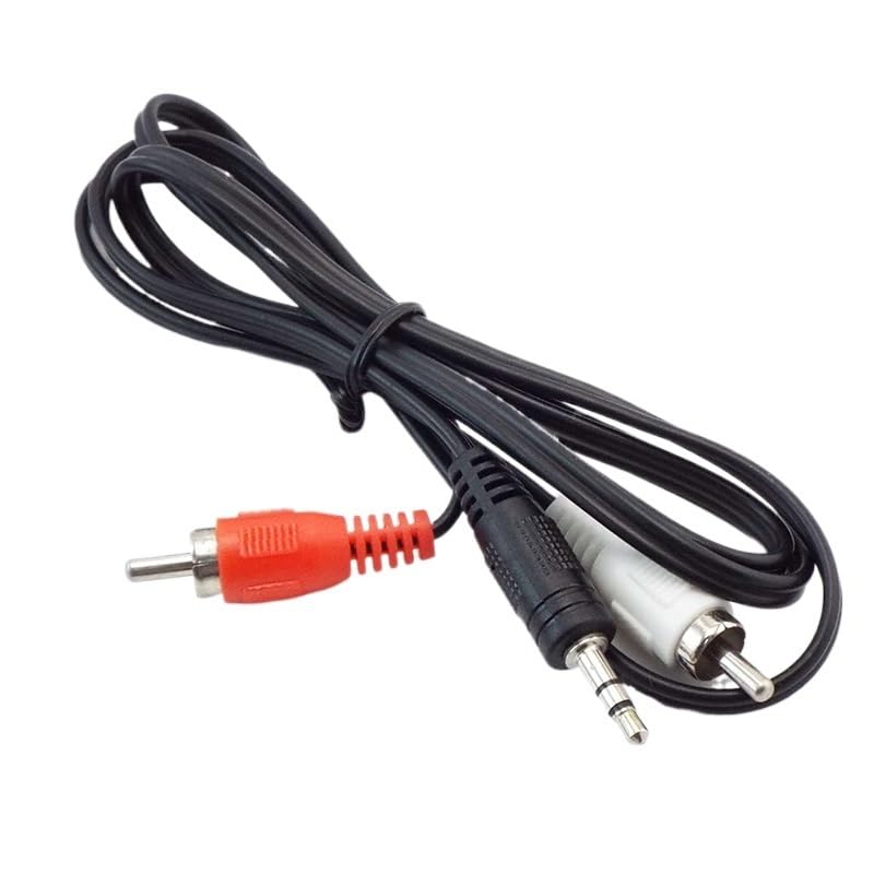 Cable divisor audio 3.5mm a 2 RCA macho 3 m miniatura 5