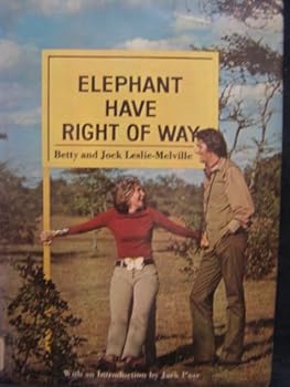 Hardcover Elephant have right of way Book