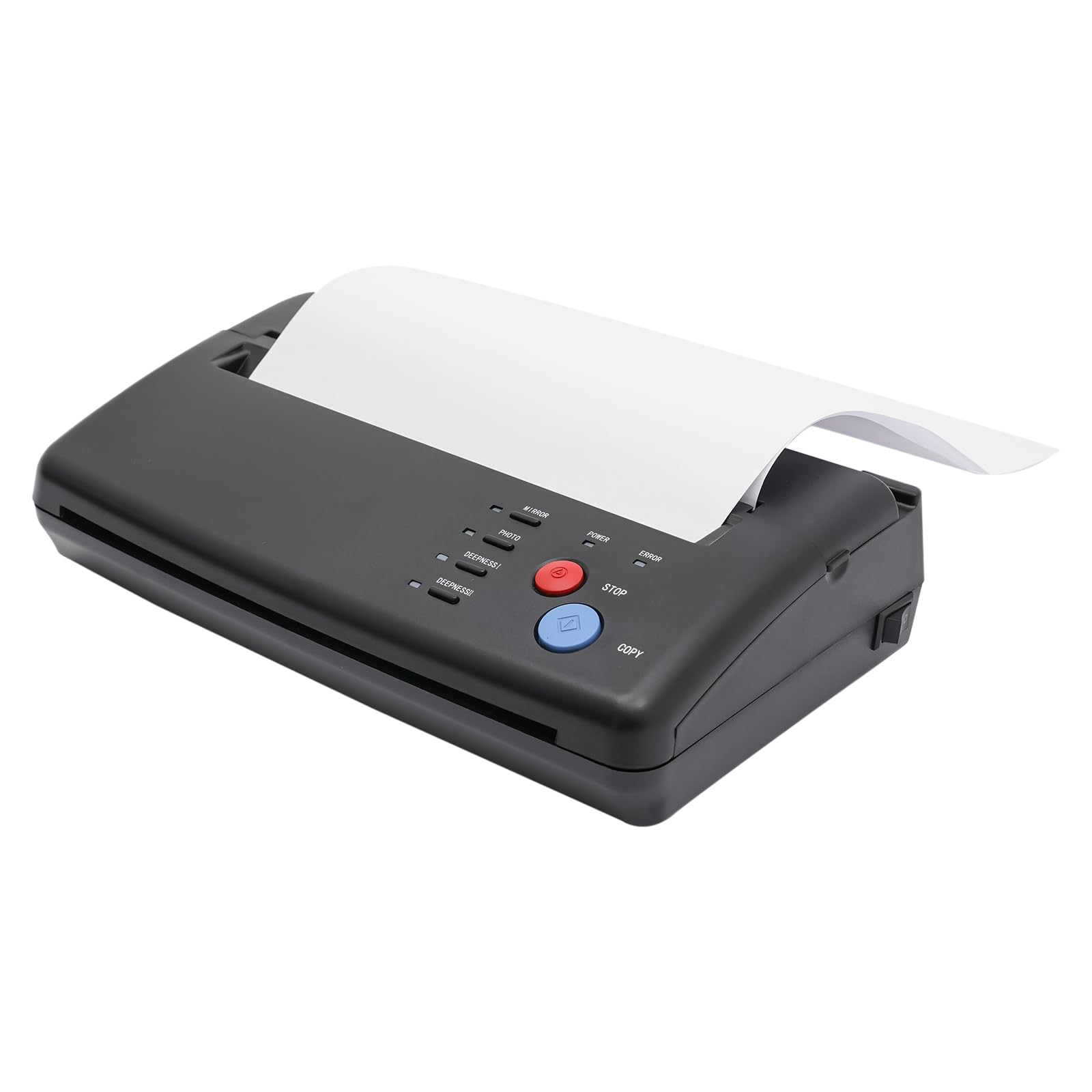 Stampante per tatuaggi, stampante, stampante, termocopiatrice professionale, formato A4, 5 W, 220 V, per artisti, studio, uso domestico ed eventi, colore nero