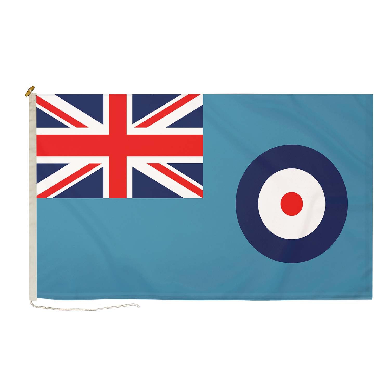 DuraFlag RAF Royal Air Force Ensign 5ft x 3ft Flag Premium Quality With Rope & Toggle Reinforced Stitching 150cm x 90cm Military Ensign Weatherproof Polyester
