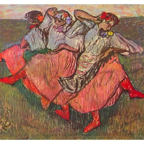 Danseurs russes Degas impression sur toile decoration murale ARTICULOZY 61x45