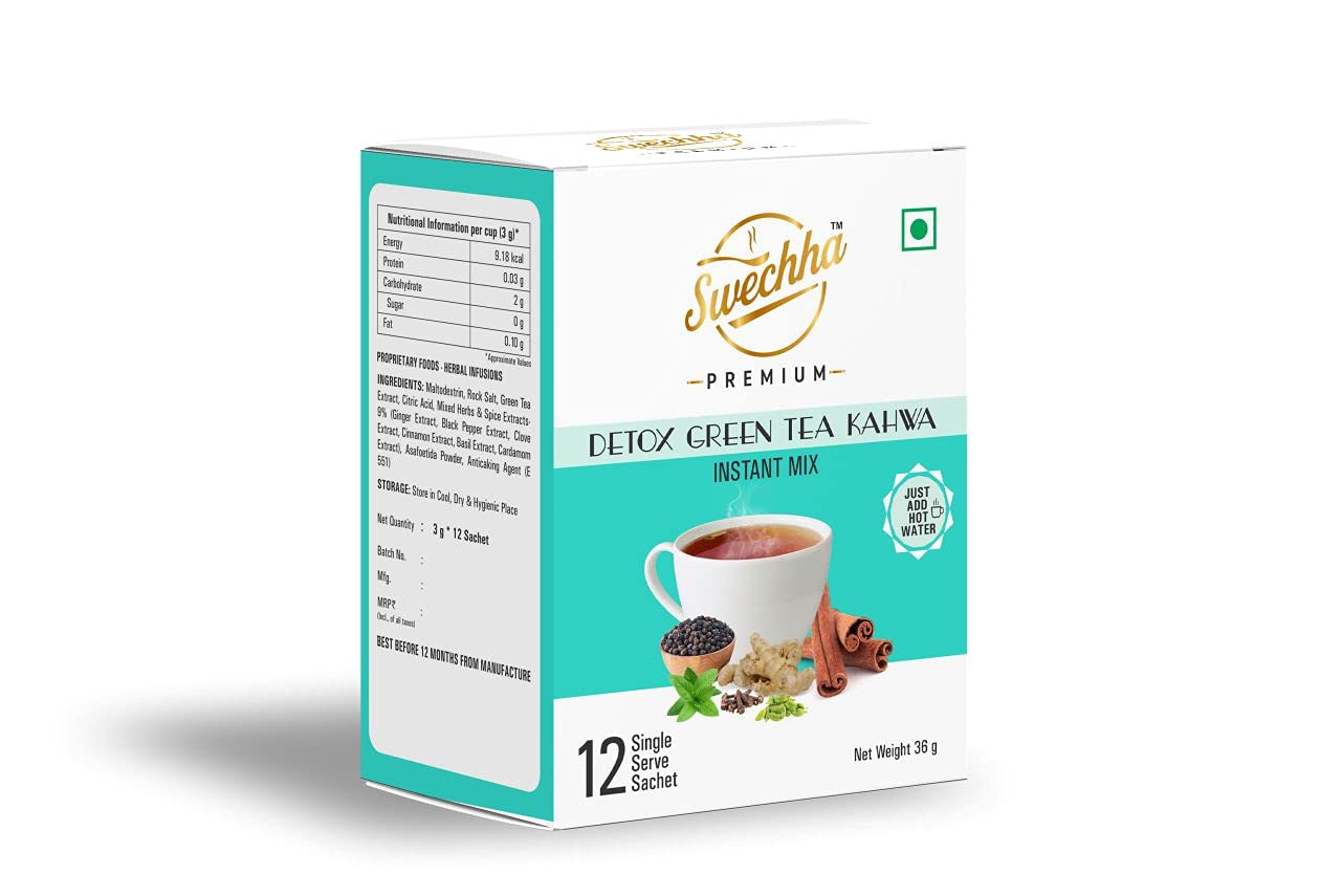 RCM Swechha Green Tea Detox Kahwa - 36g (Pack of 3) (B09DJ966R4) Amazon Price History, Amazon Price Tracker