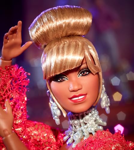 Barbie Inspiring Women muñeca Celia Cruz con base y certificado miniatura 4