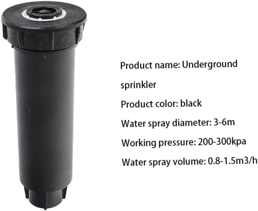 Garden Watering Sprinkler, Up Sprinkler Head Garden Spray Nozzle Lawn Buried Watering Head 12PCS