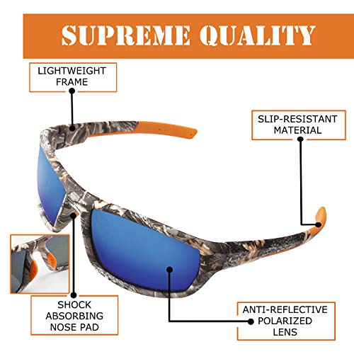 Polarized Camouflage Sport Fishing Sunglasses for Men and Women - Fishing - Cycling - Running2