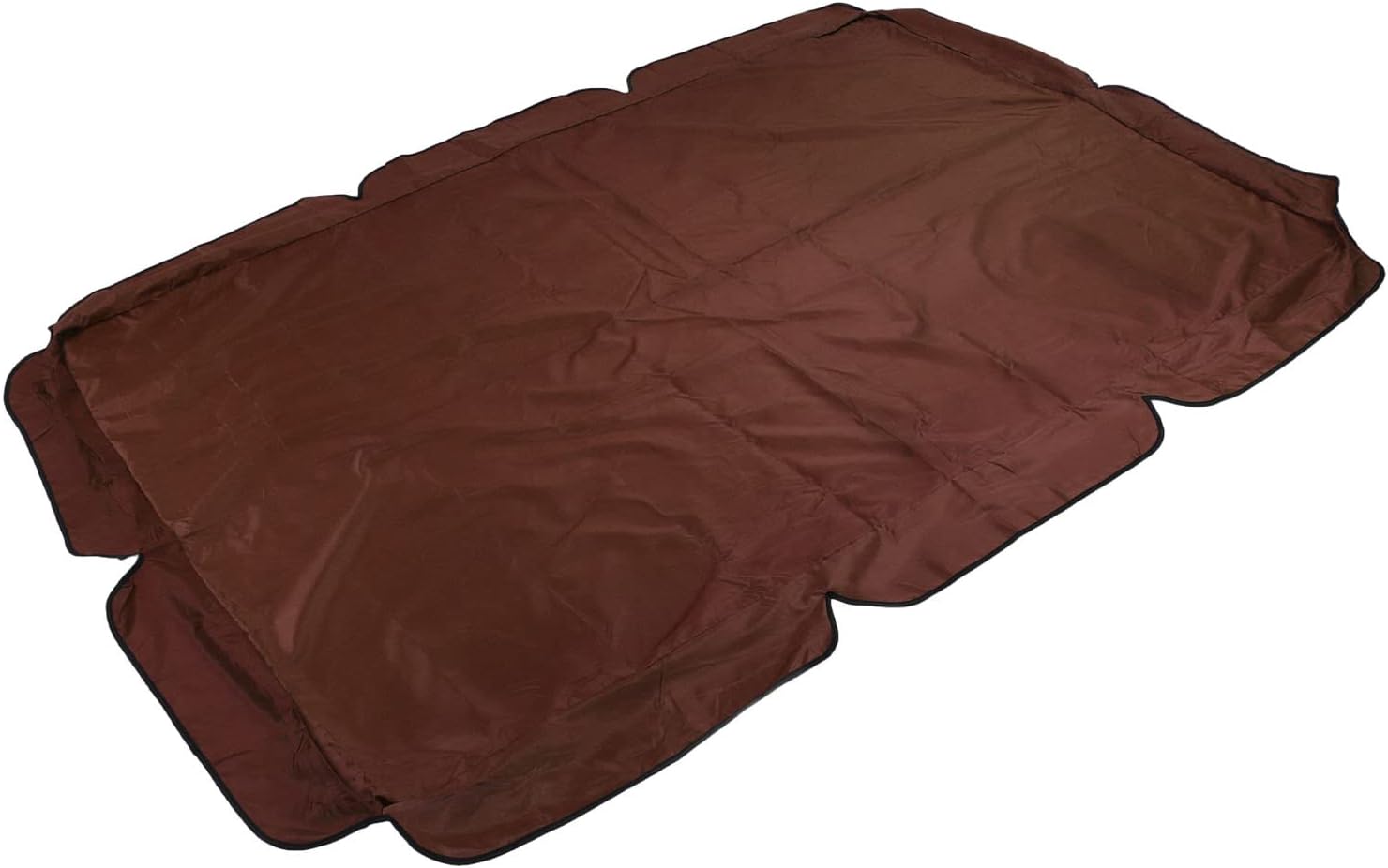 Swing Canopy Replacement, 4 Reinforced Straps Outdoor Swing Canopy Cover 420D Oxford Windproof Fabric for Backyard Coffee