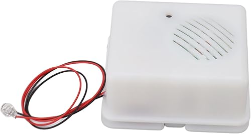 Miniatura 2 de Mxzzand Reproductor de sonido de Halloween resistente compacto interesante multipropósito Screamer altavoz fácil instalación al aire libre ABS