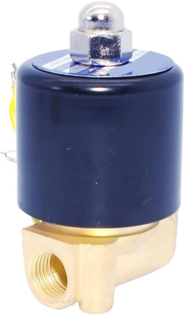 1PCS high temperature brass zero pressure 2/2 direct acting NC 1/8 solenoid valve 220v(120VAC-01)