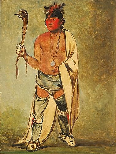 Affiches et gravures George Catlin tableau de décoration pour mur du salon élégant