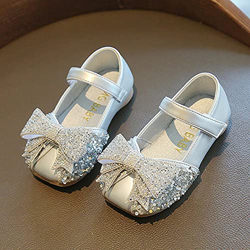 Crystal Princess Shoes for Kids Child Girls Stage Soft-Soled Non-Slip Dance Shoes Glitter Mary Jane Shoes3