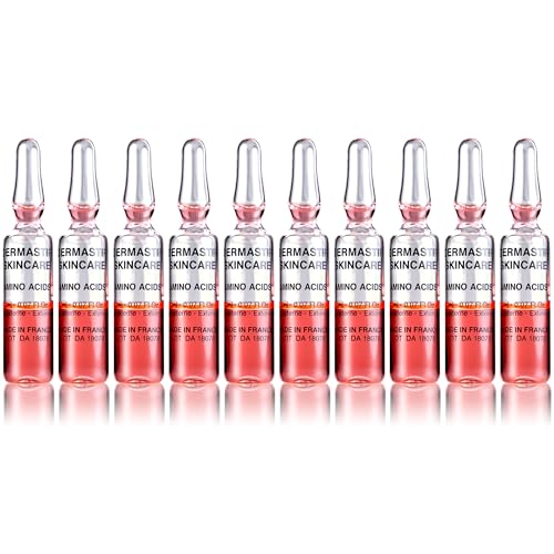 Dermastir Ampullen Aminosäuren – feuchtigkeitsspendend und Anti-Aging, repariert und stärkt die Elastizität der Haut - 10 Ampullen à 2 ml
