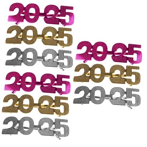 Lunettes Nouvel An 2025 : Kit Photobooth Festif avec Rideau