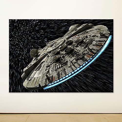 Quadro Star Wars Millenium Falcon Stars Quadro